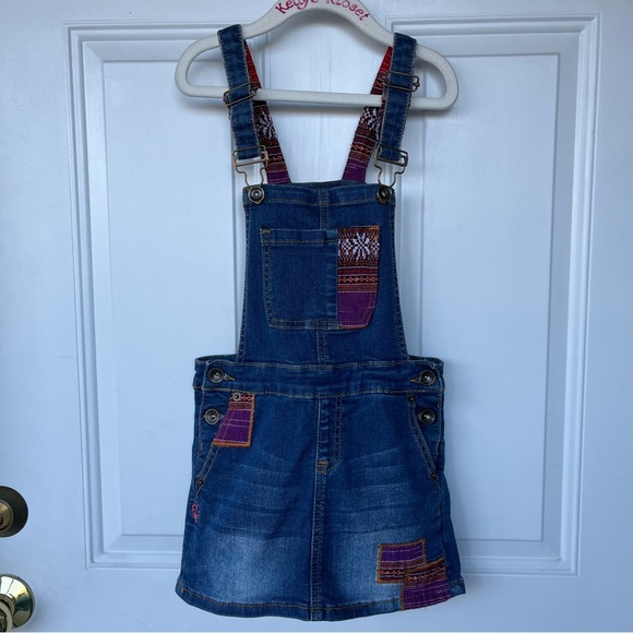 Lucky Brand Other - •LUCKY BRAND• Girls Denim Overalls Dress - Size 7